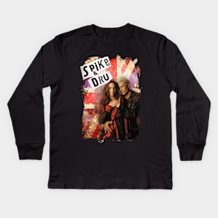 Spike & Dru - Rock & Roll Kids Long Sleeve T-Shirt